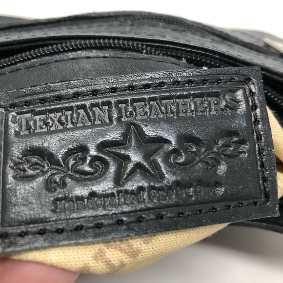 Texan Leathers Black Shoulder Bag - Picture 12 of 12